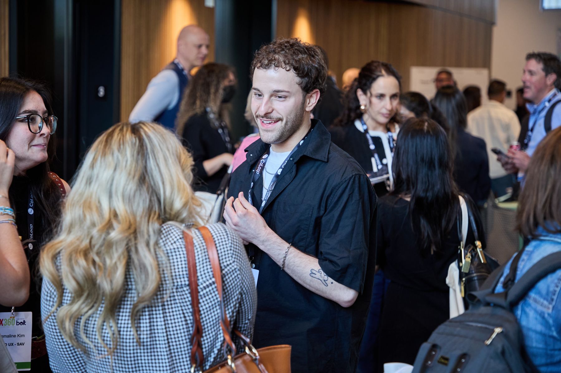 UX360 community members networking at an event
